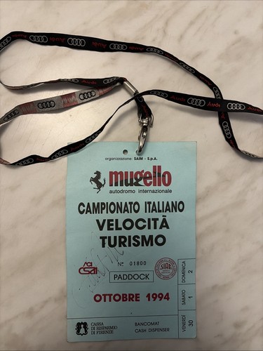 Pass mugello superturismo - mugello, 1994