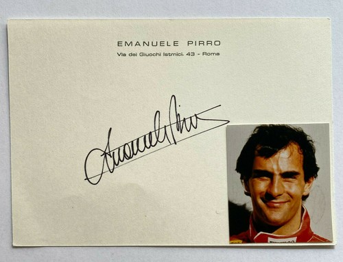 Emanuele pirro formel - emanuele, 1