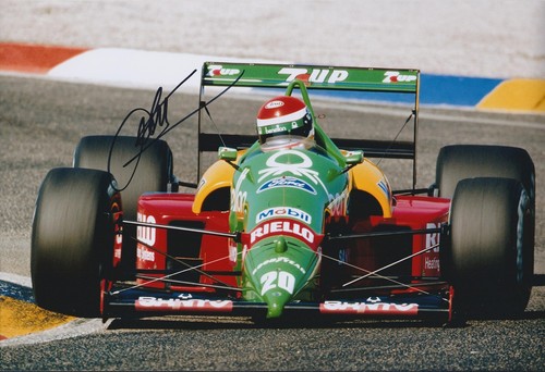 Emanuele pirro signed benetton - pirro,